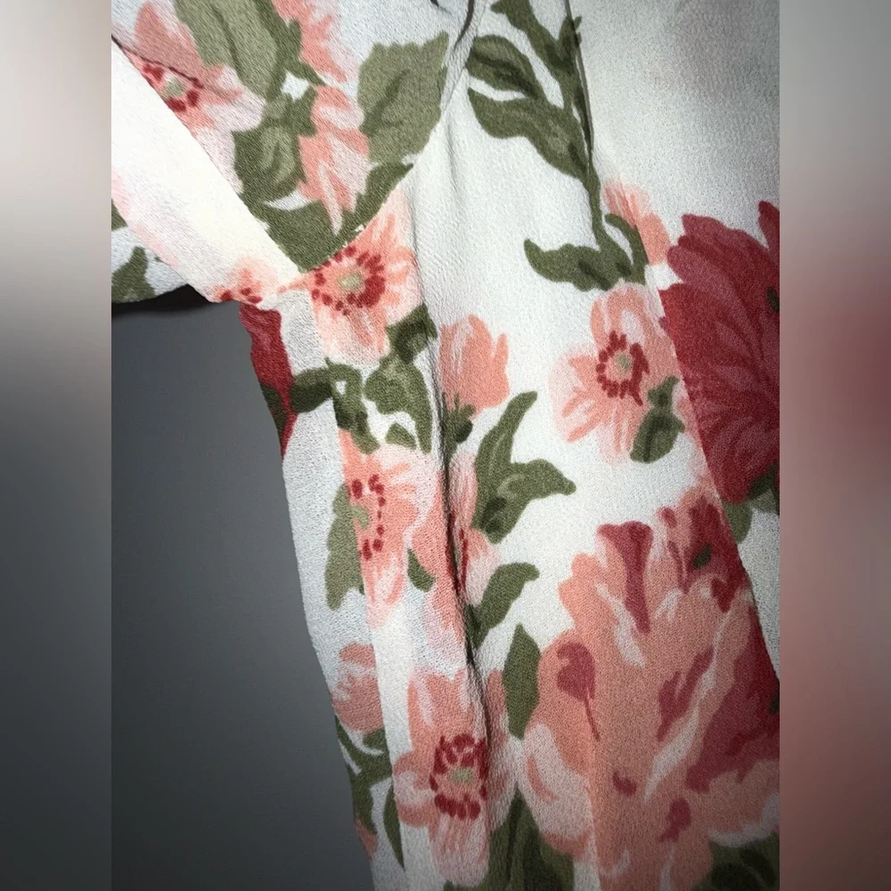 Reformation Pink Floral Midi Dress - Picture 6 of 10